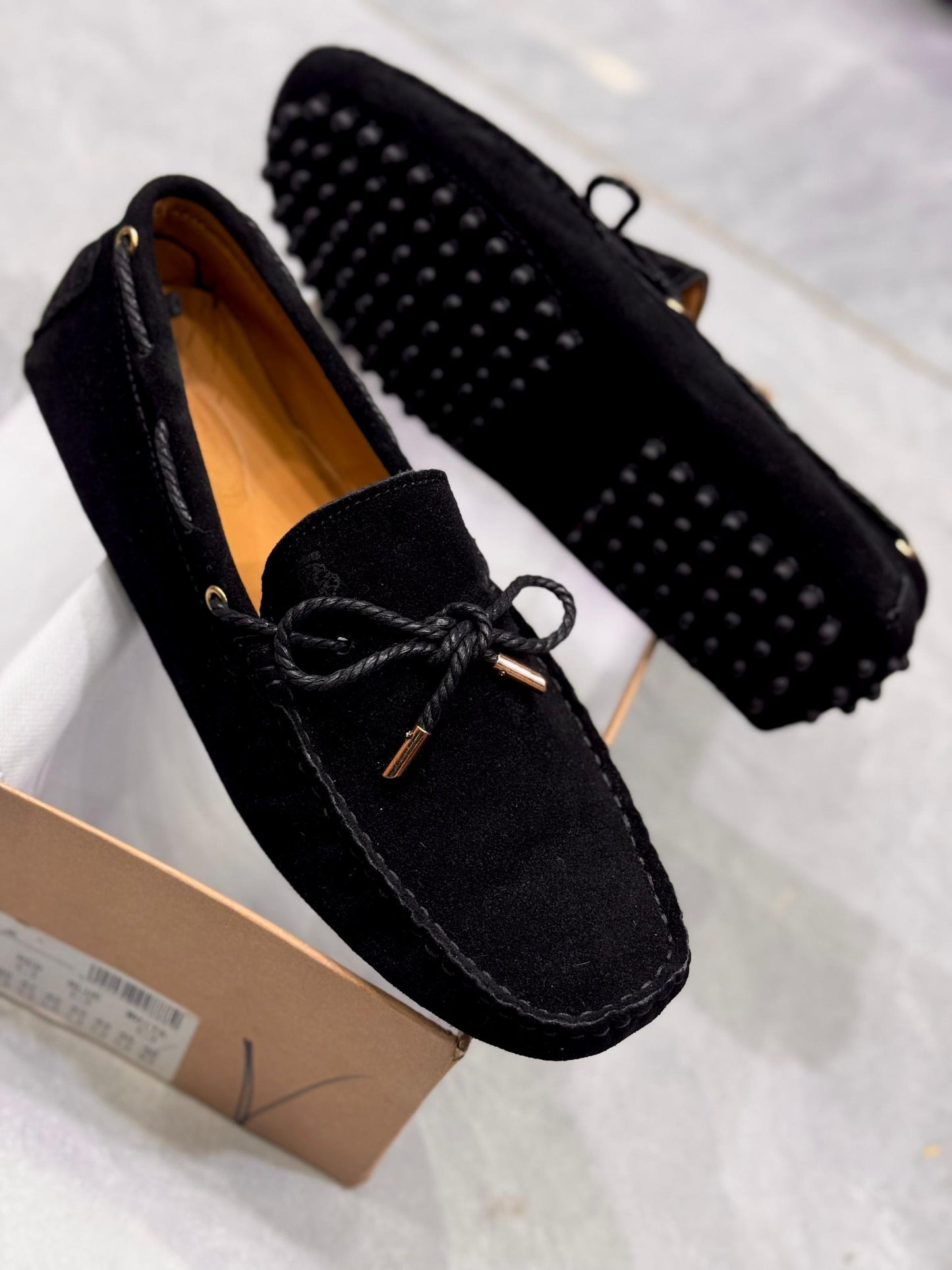 Mocassins Daims et Cuire