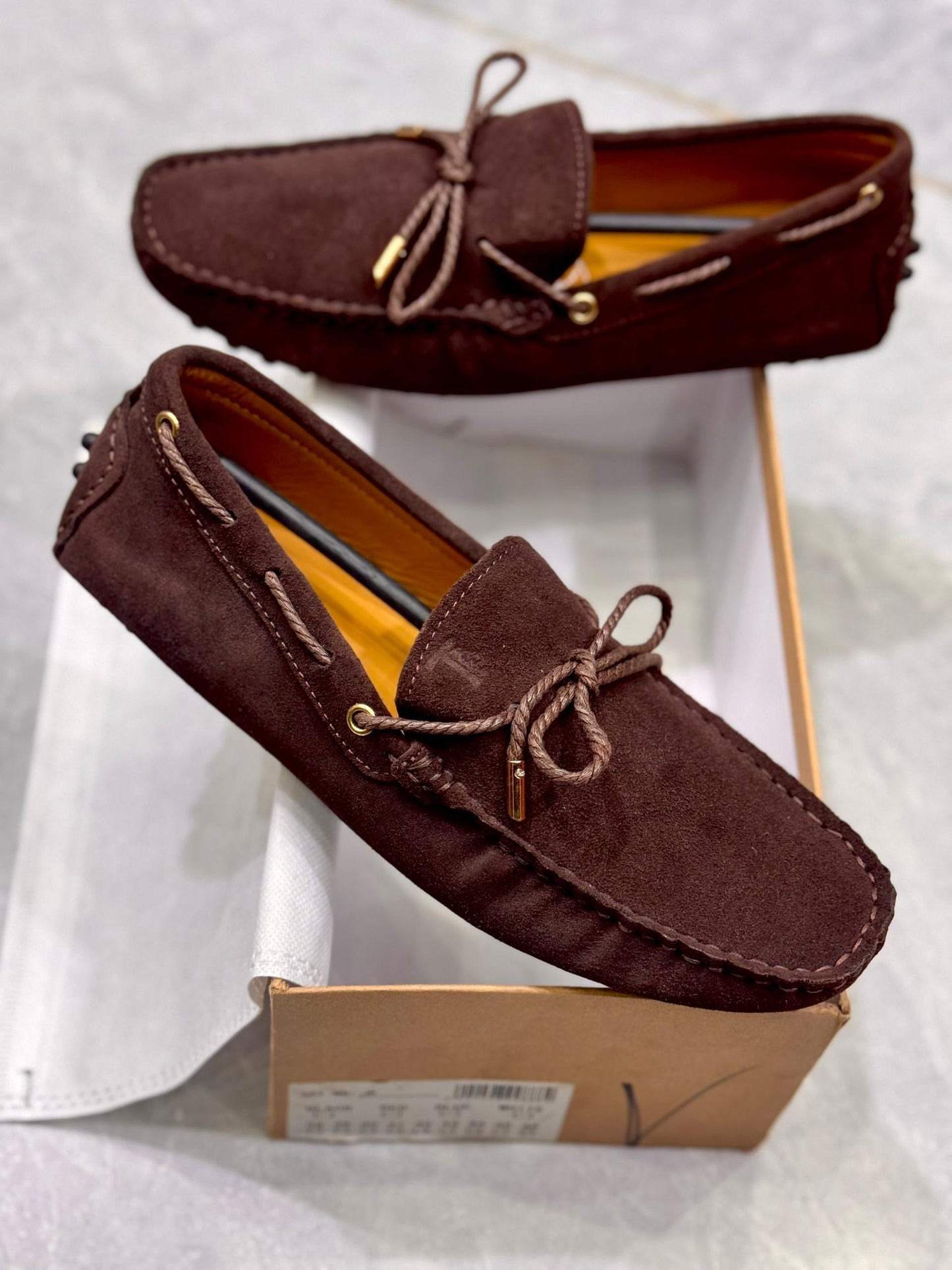 Mocassins Daims et Cuire