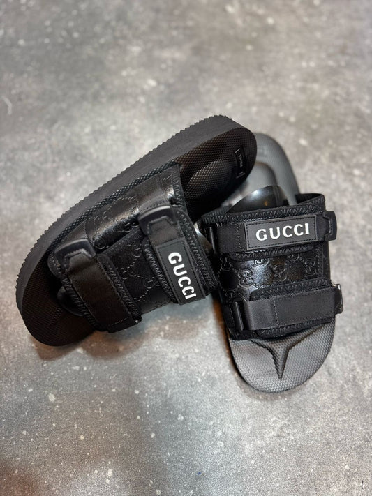 Sandales Dior Tech Slide – Noir & Monogram Oblique
